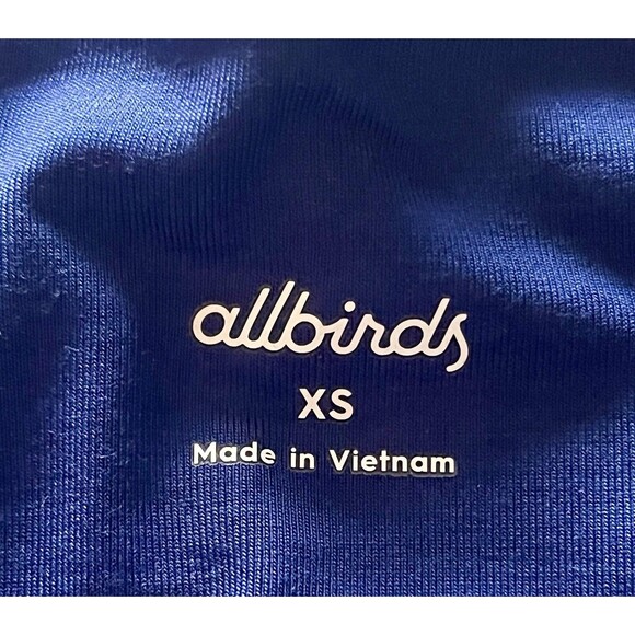 NWT Allbirds Natural Wool Blend Sustainable Legging Womens XS Blue Yoga Workout - Picture 4 of 10